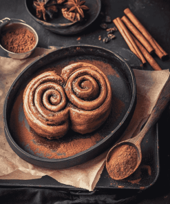 Cacao Cinnamon Roll Delight Diamond Painting