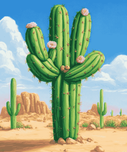 Cactuar Animation Diamond Painting