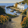 Cadgwith Cove Scenic Diamond Painting