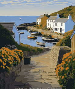 Cadgwith Cove Scenic Diamond Painting