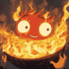 Calcifer Anime Adventures Diamond Painting