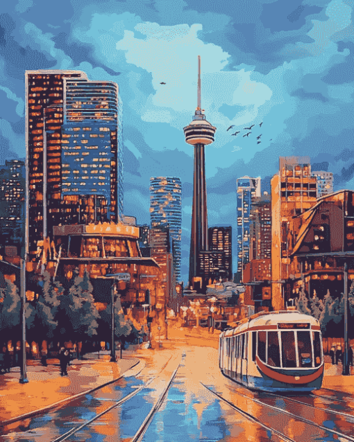 Calgary Cityscape Diamond Painting