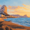 Calpe Seascape Diamond Painting