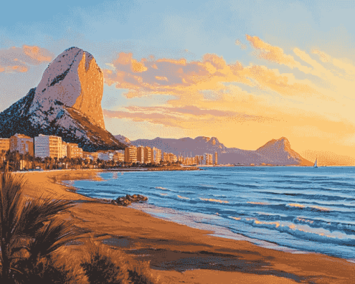 Calpe Seascape Diamond Painting