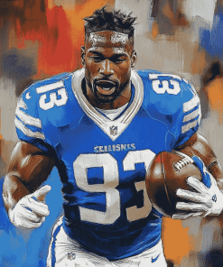 Calvin Johnson Fame Diamond Painting