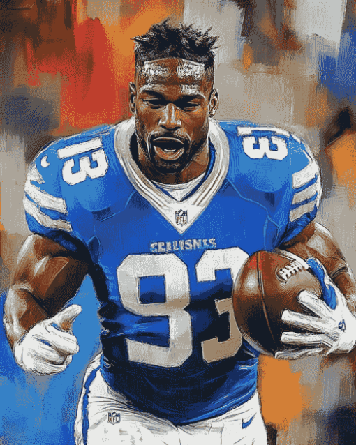 Calvin Johnson Fame Diamond Painting