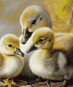 Canada Geese Flock Diamond Painting