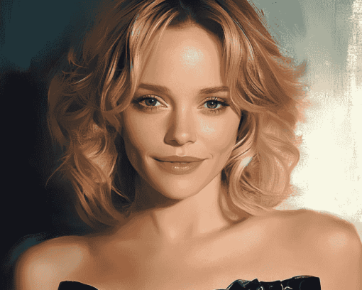 Canadian Icon Rachel McAdams Diamond Painting