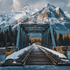 Canmore Mountain View Diamond Painting