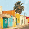 Cape Verde Streets Diamond Painting