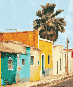 Cape Verde Streets Diamond Painting