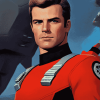 Captain Scarlet Characters Diamond Painting