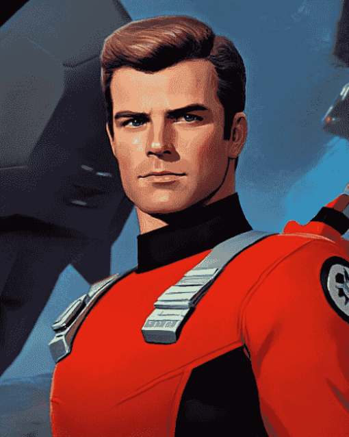 Captain Scarlet Characters Diamond Painting