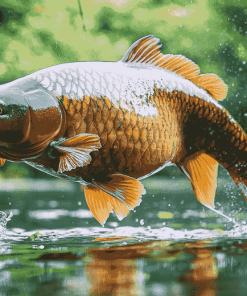 Carp Fishing Serenity Diamond Painting