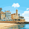 Cascais Seaside Views Diamond Painting