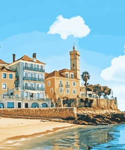 Cascais Seaside Views Diamond Painting