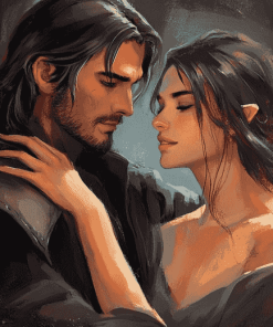 Cassian And Nesta Romance Diamond Painting