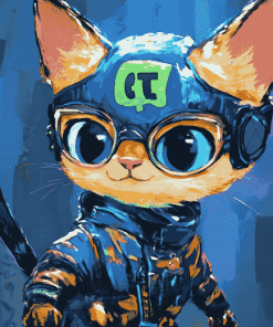 Catboy Cartoon Adventures Diamond Painting