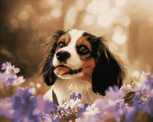 Cavachon Puppy Diamond Painting