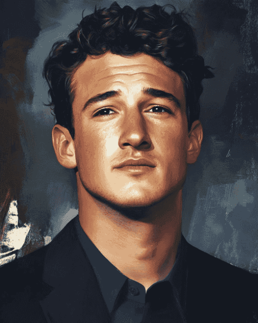 Celebrity Miles Teller Diamond Painting