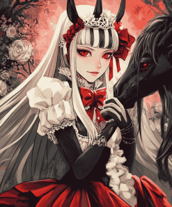 Celestia Ludenberg Anime Diamond Painting