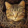 Celtic Knot Cat Diamond Painting