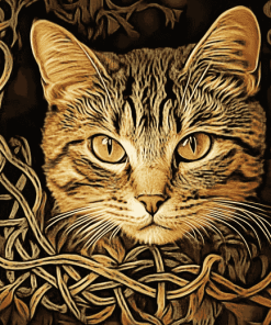 Celtic Knot Cat Diamond Painting