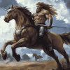 Centaur Fantasy Warrior Diamond Painting