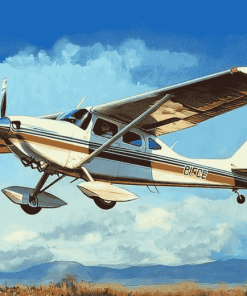 Cessna 182 Airplane Diamond Painting