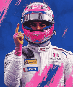 Champion Racer Lance Stroll Diamond Painting