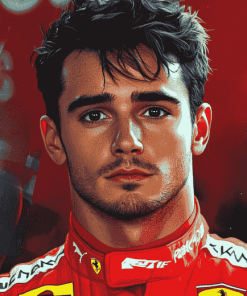 Charles Leclerc Racing Legend Diamond Painting