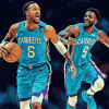 Charlotte Hornets Basketball Diamond Painting