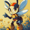 Charmy Bee Sonic Diamond Painting