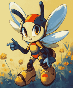 Charmy Bee Sonic Diamond Painting