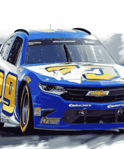 Chase Elliott Famous Racer Diamond Painting