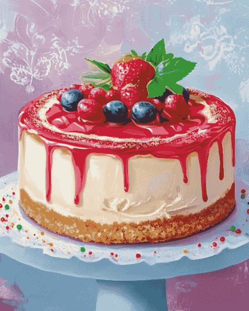 Cheesecake Foodie Diamond Painting