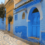 Chefchaouen Blue Door Diamond Painting