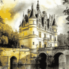 Chenonceau Castle in France Diamond Painting