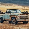 Chevy C10 Classic Truck Diamond Painting