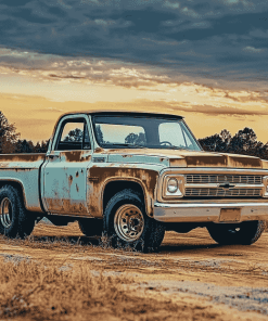 Chevy C10 Classic Truck Diamond Painting