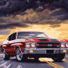 Chevy Chevelle SS Engines Diamond Painting