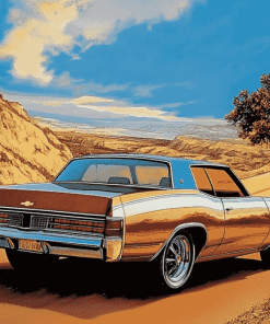 Chevy Monte Carlo Engines Diamond Painting