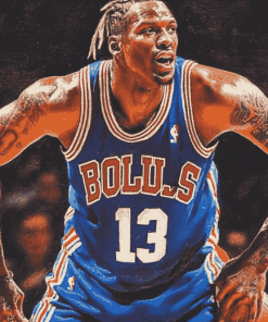 Chicago Bulls Star Dennis Rodman Diamond Painting