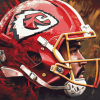 Chiefs Helmet American Football Diamond Painting