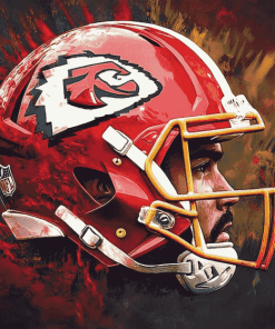 Chiefs Helmet American Football Diamond Painting