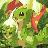 Chikorita Pokemon Anime Diamond Painting