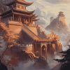 Chinese Palace and Castle Diamond Painting