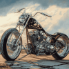 Chopper Motorbike Diamond Painting