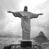 Christ The Redeemer Monochrome Diamond Painting