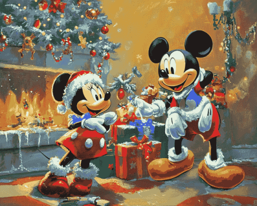 Christmas Mickey Mouse Diamond Painting